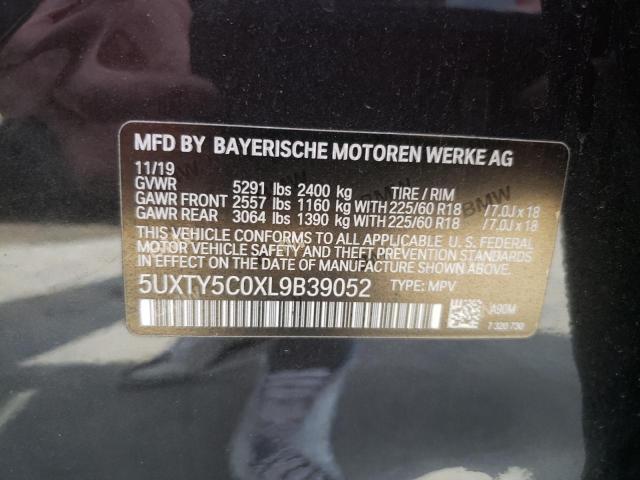 Photo 12 VIN: 5UXTY5C0XL9B39052 - BMW X3 XDRIVE3 