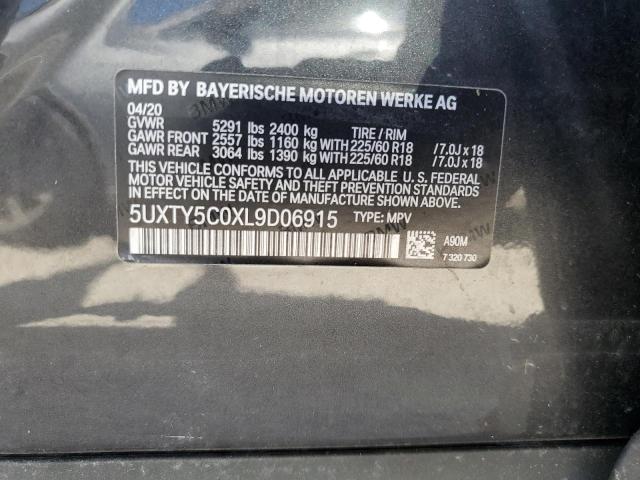 Photo 12 VIN: 5UXTY5C0XL9D06915 - BMW X3 XDRIVE3 