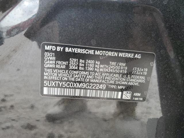 Photo 12 VIN: 5UXTY5C0XM9G22249 - BMW X3 XDRIVE3 