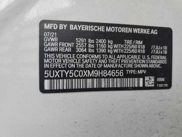 Photo 12 VIN: 5UXTY5C0XM9H84656 - BMW X3 XDRIVE3 