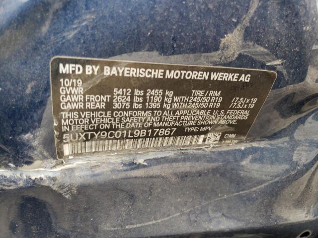 Photo 12 VIN: 5UXTY9C01L9B17867 - BMW X3 XDRIVEM 