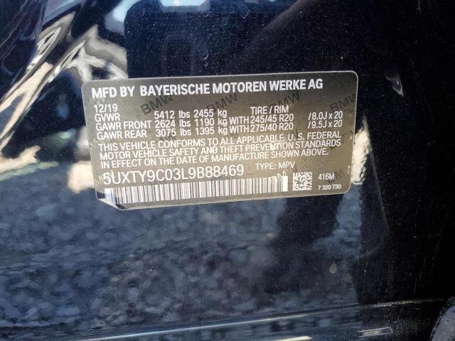 Photo 9 VIN: 5UXTY9C03L9B88469 - BMW X3 XDRIVEM 