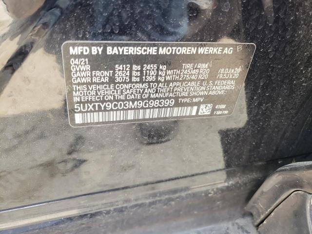 Photo 13 VIN: 5UXTY9C03M9G98399 - BMW X3 XDRIVEM 