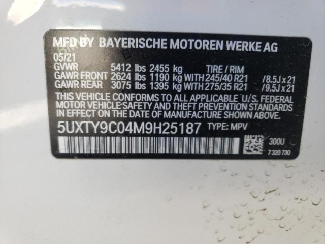 Photo 13 VIN: 5UXTY9C04M9H25187 - BMW X3 