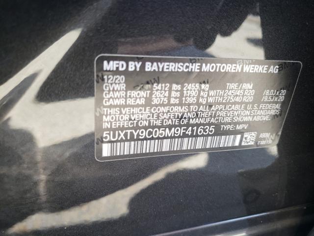 Photo 9 VIN: 5UXTY9C05M9F41635 - BMW X3 XDRIVEM 