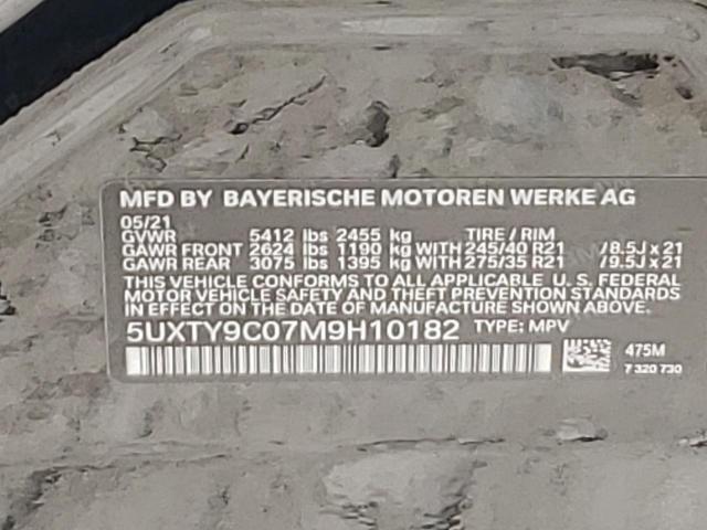 Photo 11 VIN: 5UXTY9C07M9H10182 - BMW X3 