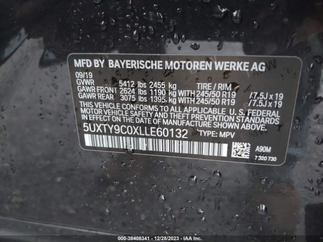 Photo 8 VIN: 5UXTY9C0XLLE60132 - BMW X3 