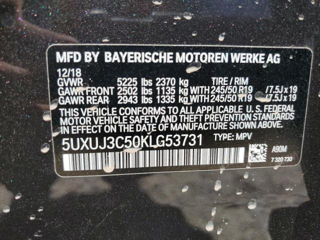 Photo 12 VIN: 5UXUJ3C50KLG53731 - BMW X4 