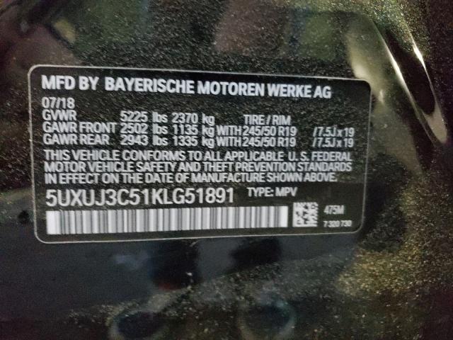 Photo 9 VIN: 5UXUJ3C51KLG51891 - BMW X4 