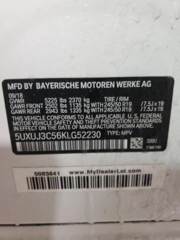 Photo 12 VIN: 5UXUJ3C56KLG52230 - BMW X4 XDRIVE3 