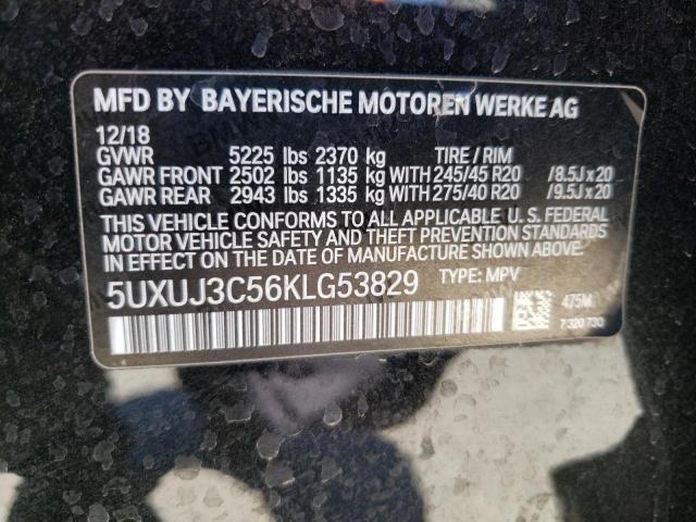 Photo 12 VIN: 5UXUJ3C56KLG53829 - BMW X4 