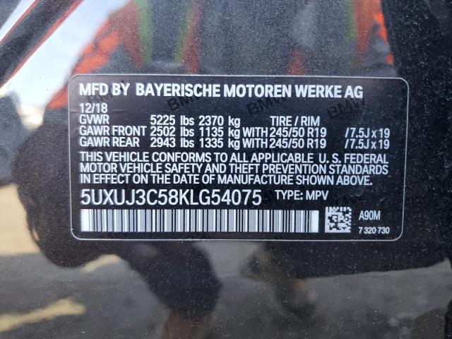 Photo 11 VIN: 5UXUJ3C58KLG54075 - BMW X4 