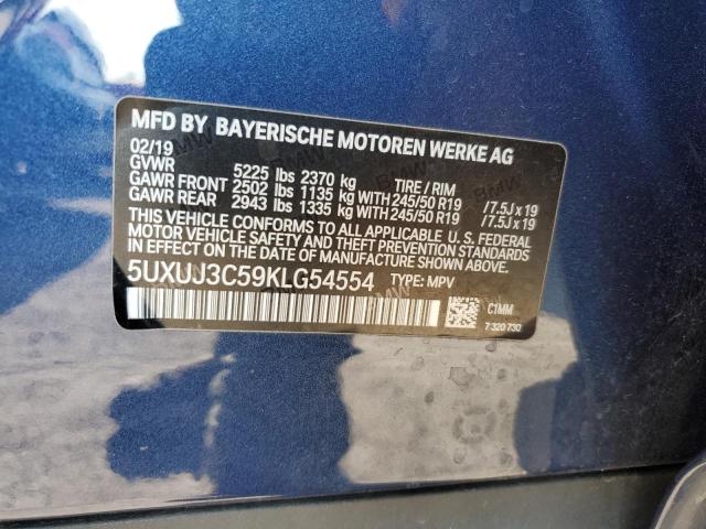 Photo 11 VIN: 5UXUJ3C59KLG54554 - BMW X4 XDRIVE3 