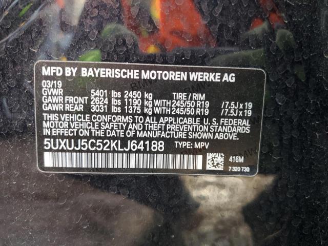 Photo 13 VIN: 5UXUJ5C52KLJ64188 - BMW X4 