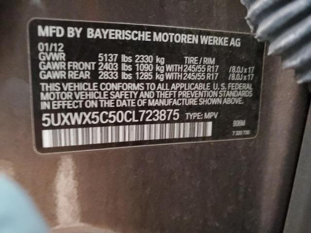 Photo 12 VIN: 5UXWX5C50CL723875 - BMW X3 