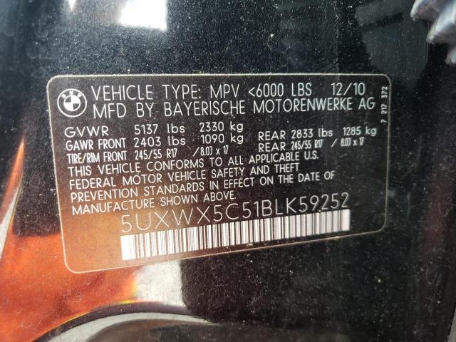 Photo 12 VIN: 5UXWX5C51BLK59252 - BMW X3 XDRIVE2 