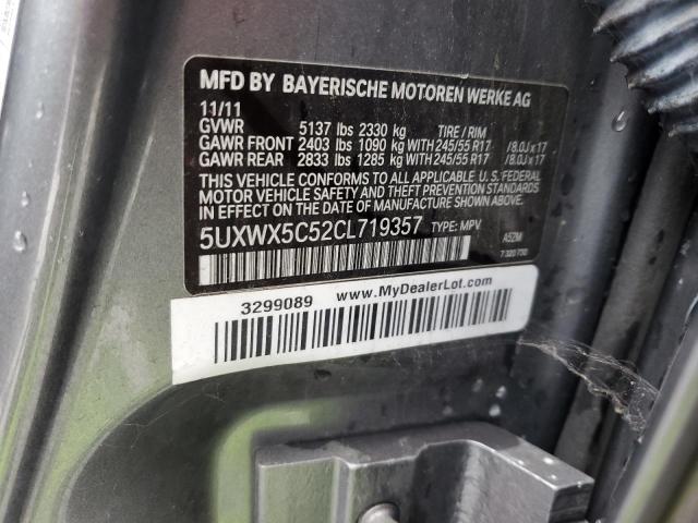 Photo 13 VIN: 5UXWX5C52CL719357 - BMW X3 