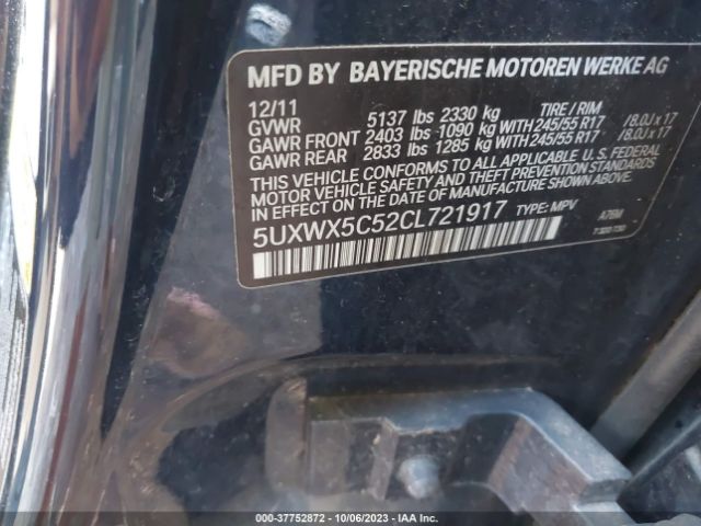 Photo 8 VIN: 5UXWX5C52CL721917 - BMW X3 