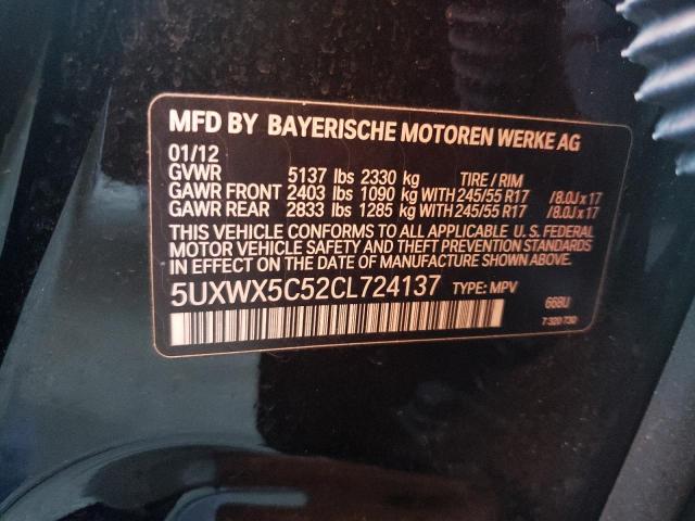 Photo 11 VIN: 5UXWX5C52CL724137 - BMW X3 XDRIVE2 