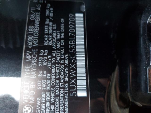 Photo 9 VIN: 5UXWX5C53BL709709 - BMW X3 XDRIVE2 