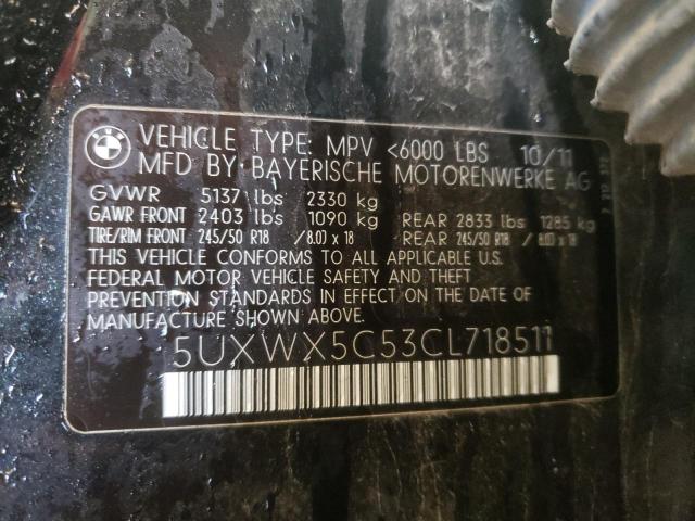 Photo 13 VIN: 5UXWX5C53CL718511 - BMW X3 XDRIVE2 