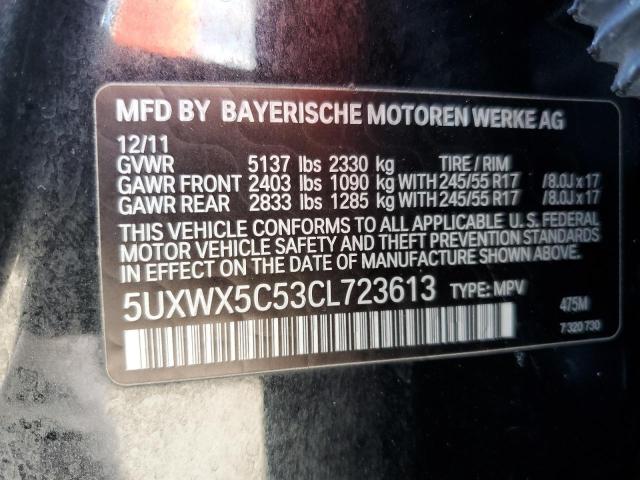 Photo 12 VIN: 5UXWX5C53CL723613 - BMW X3 