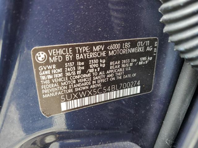 Photo 9 VIN: 5UXWX5C54BL700274 - BMW X3 XDRIVE2 