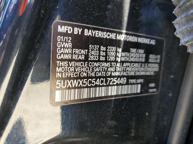 Photo 11 VIN: 5UXWX5C54CL725449 - BMW X3 XDRIVE2 