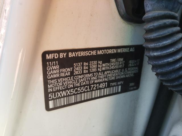 Photo 9 VIN: 5UXWX5C55CL721491 - BMW X3 XDRIVE2 