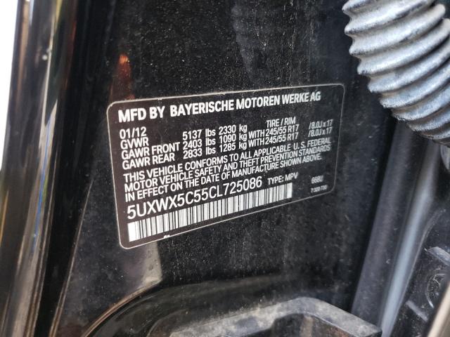 Photo 9 VIN: 5UXWX5C55CL725086 - BMW X3 XDRIVE2 