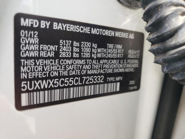 Photo 12 VIN: 5UXWX5C55CL725332 - BMW X3 