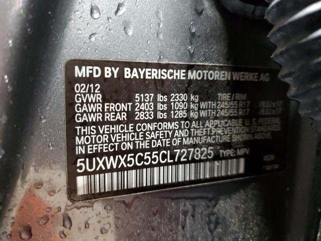 Photo 11 VIN: 5UXWX5C55CL727825 - BMW X3 XDRIVE2 