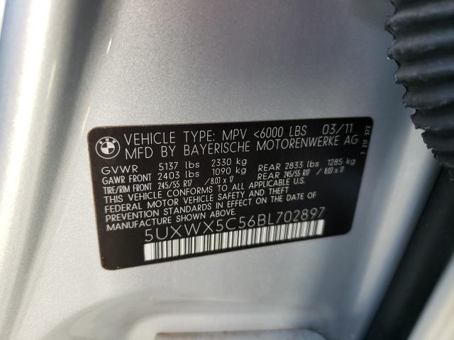 Photo 9 VIN: 5UXWX5C56BL702897 - BMW X3 XDRIVE2 