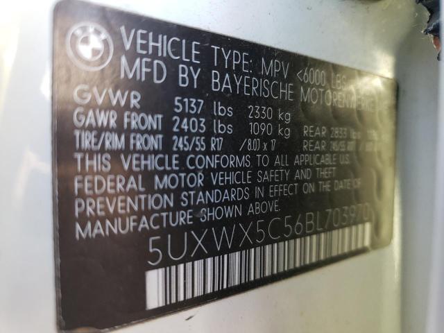 Photo 11 VIN: 5UXWX5C56BL703970 - BMW X3 XDRIVE2 