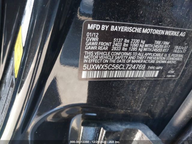 Photo 8 VIN: 5UXWX5C56CL724769 - BMW X3 