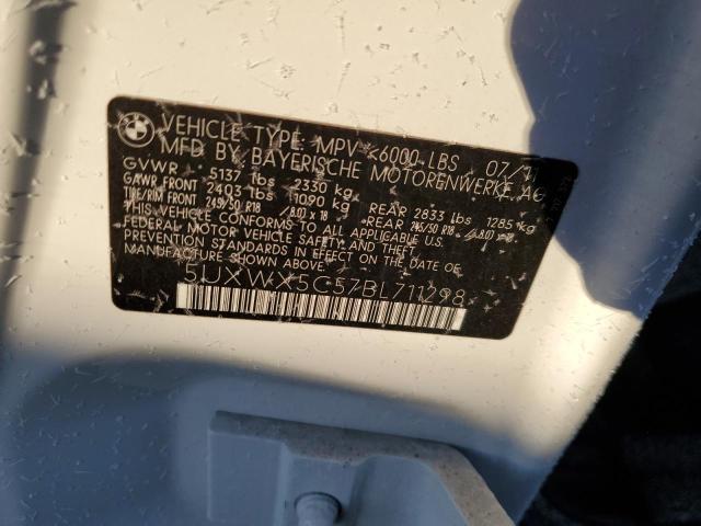 Photo 12 VIN: 5UXWX5C57BL711298 - BMW X3 XDRIVE2 