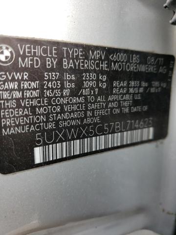 Photo 11 VIN: 5UXWX5C57BL714623 - BMW X3 XDRIVE2 