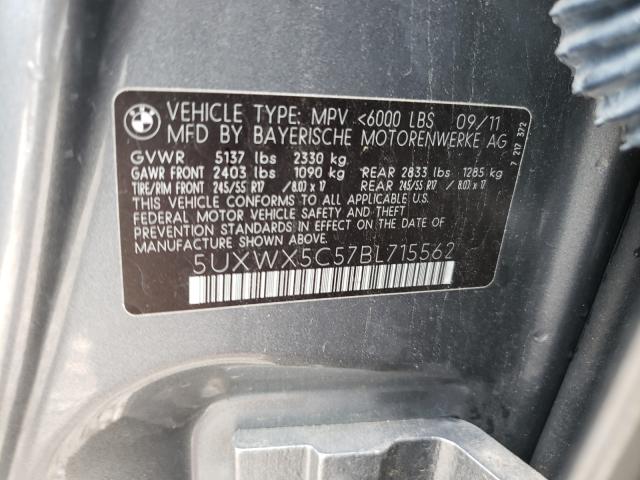 Photo 9 VIN: 5UXWX5C57BL715562 - BMW X3 XDRIVE2 