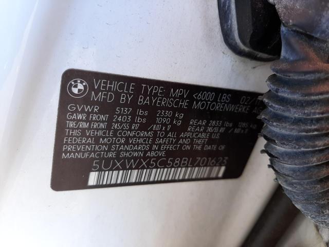 Photo 9 VIN: 5UXWX5C58BL701623 - BMW X3 XDRIVE2 