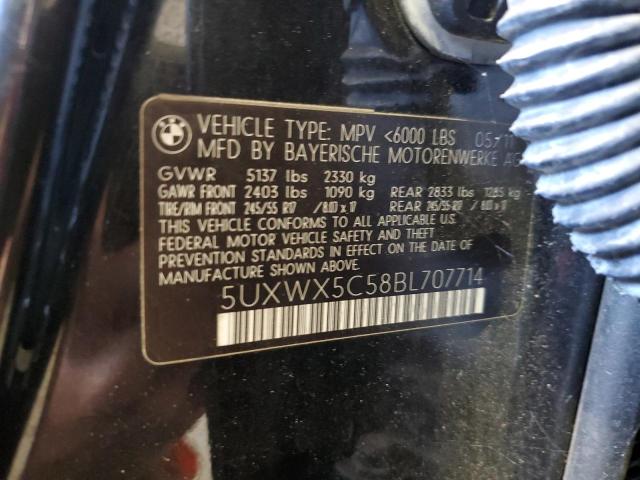 Photo 12 VIN: 5UXWX5C58BL707714 - BMW X3 XDRIVE2 