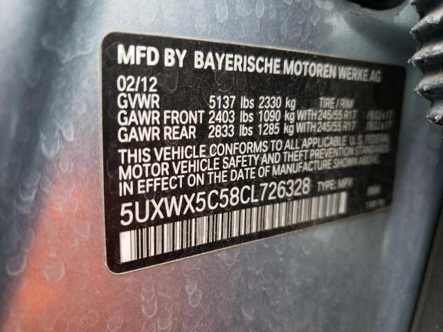 Photo 11 VIN: 5UXWX5C58CL726328 - BMW X3 XDRIVE2 