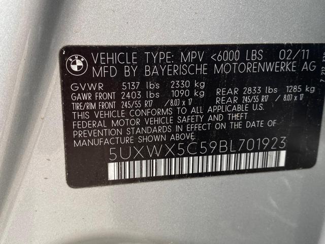 Photo 7 VIN: 5UXWX5C59BL701923 - BMW X3 XDRIVE2 