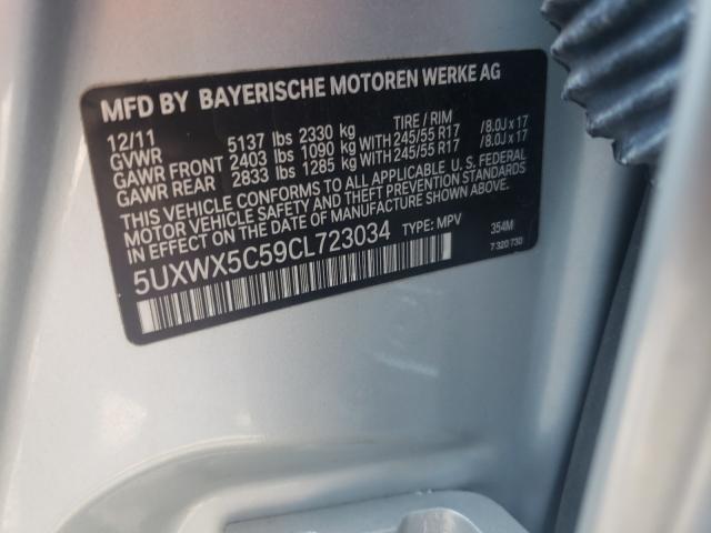 Photo 9 VIN: 5UXWX5C59CL723034 - BMW X3 XDRIVE2 