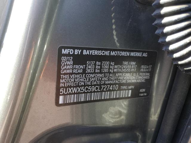 Photo 11 VIN: 5UXWX5C59CL727410 - BMW X3 