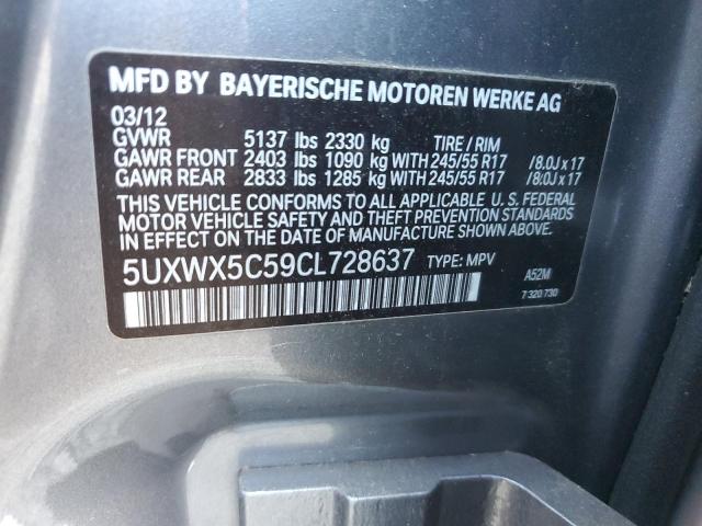 Photo 12 VIN: 5UXWX5C59CL728637 - BMW X3 XDRIVE2 