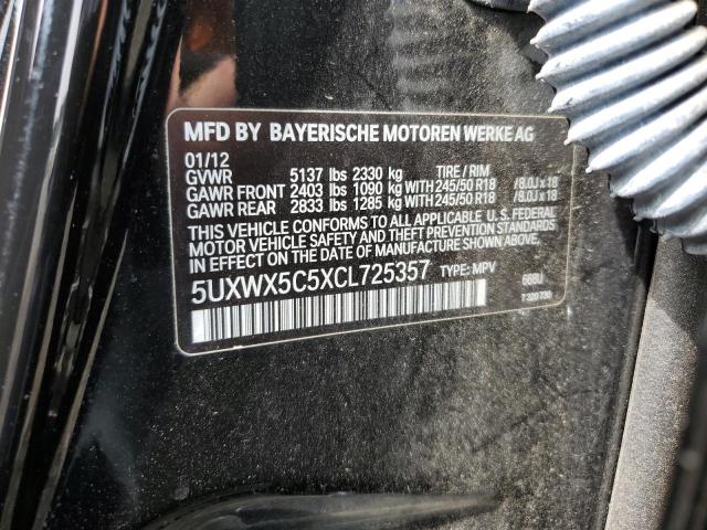 Photo 9 VIN: 5UXWX5C5XCL725357 - BMW X3 XDRIVE2 