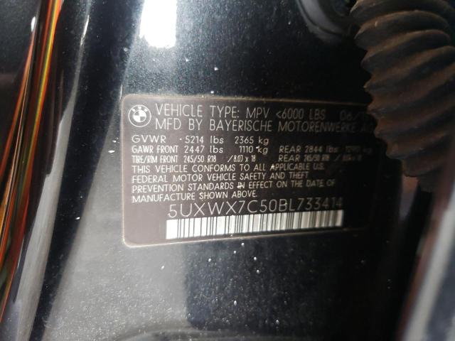 Photo 11 VIN: 5UXWX7C50BL733414 - BMW X3 XDRIVE3 