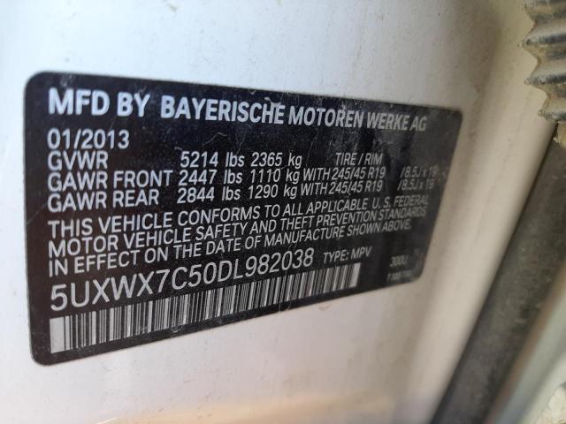 Photo 9 VIN: 5UXWX7C50DL982038 - BMW X3 XDRIVE3 