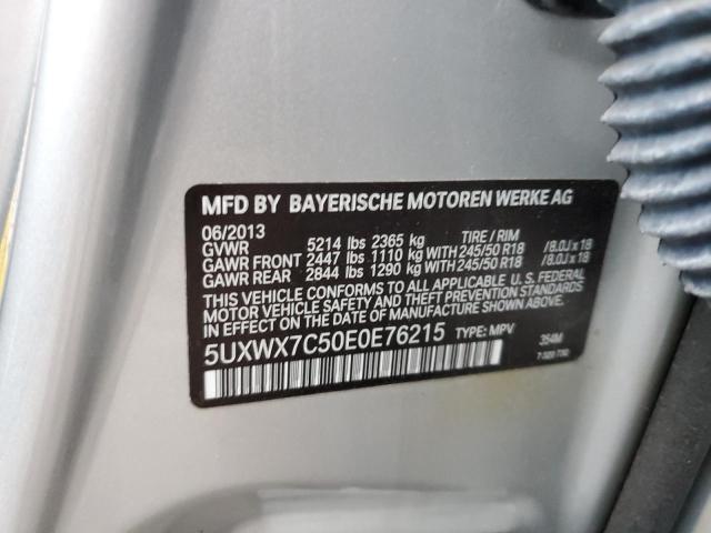 Photo 12 VIN: 5UXWX7C50E0E76215 - BMW X3 XDRIVE3 