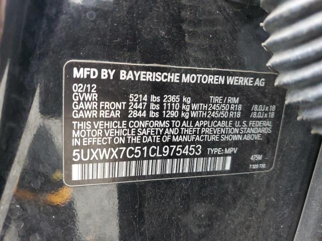 Photo 13 VIN: 5UXWX7C51CL975453 - BMW X3 XDRIVE3 